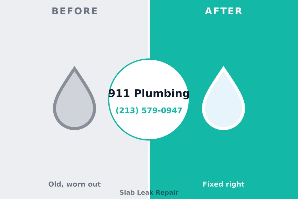 Before and after: plumbing repair Ponderay, ID